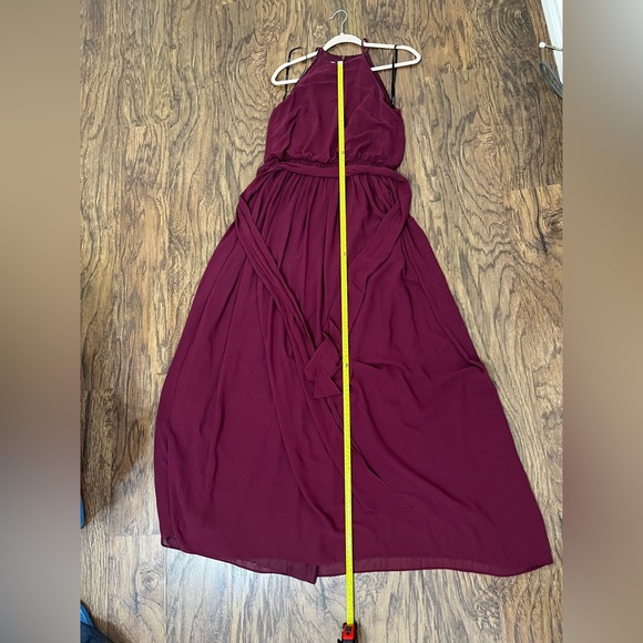 Donna Morgan Collection Maroon Evening Gown Size 2 - Picture 15 of 16